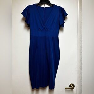 Elegant Blue Women's Dress